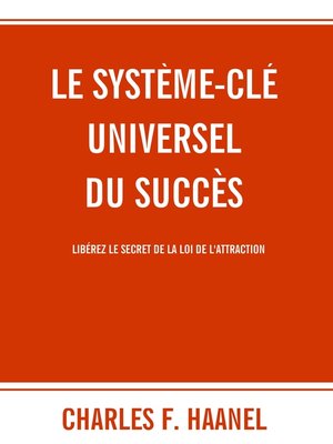 cover image of Le système-clé universel du succès
